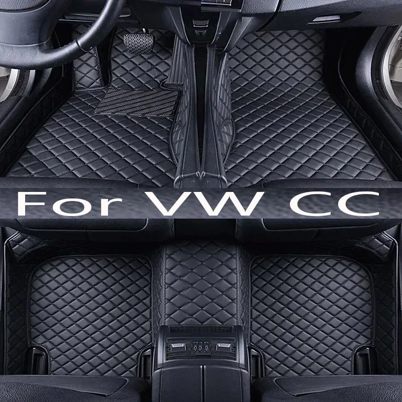 

TPE Custom Car Floor Mats For VW CC 2019 2020 2021 2022 2023 Waterproof Carpet Auto Interior Accessories