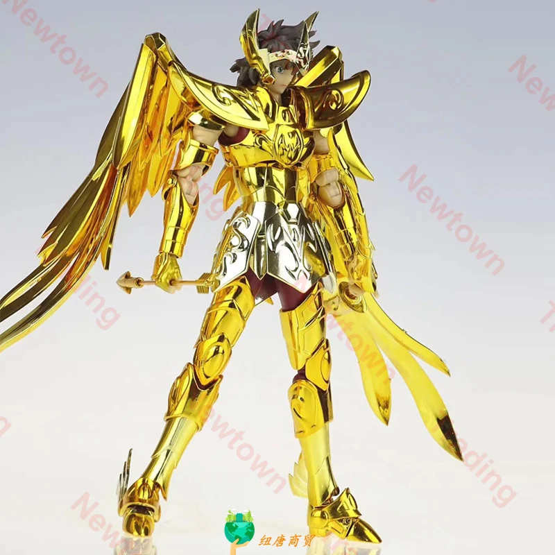 CS Model Saint Seiya Myth Cloth EX 2.0 Sagittarius Aiolos with Pegasus Head 24K/OCE Gold Knights of the Zodiac Action Figure