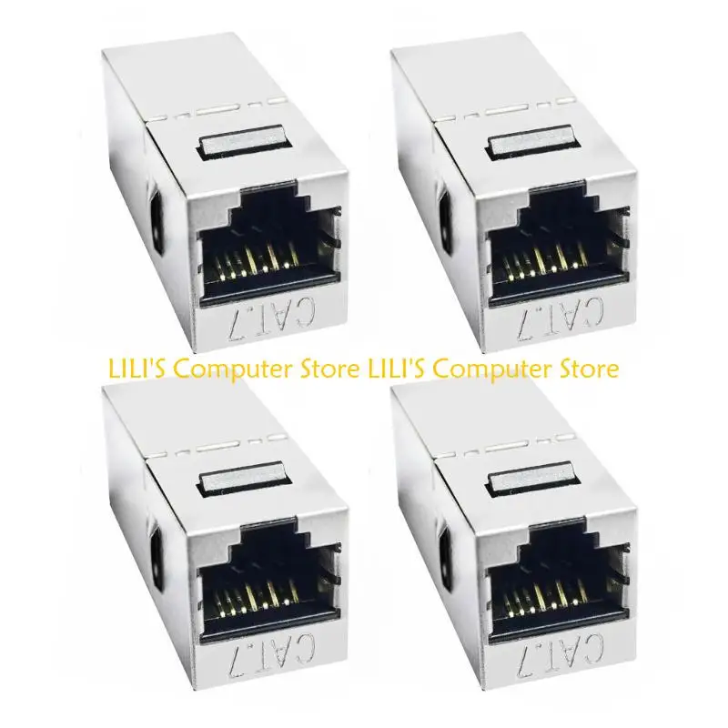 A52B 4PCS RJ45 CAT7 COPLADORES EN LINE ESEGADOS CAT7 A 8P8C CAT7