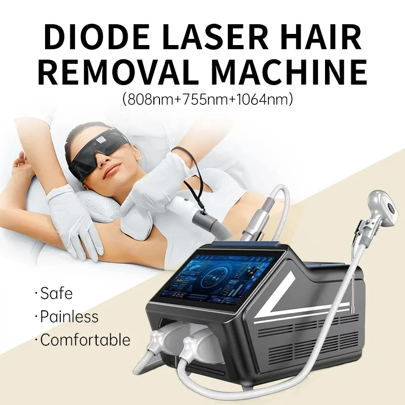 2025 Diode Laser High-power Hair Removal Tattoo Removal Machine Suitable for Hair Removal Tattoo Washing Salon Beauty Equipment