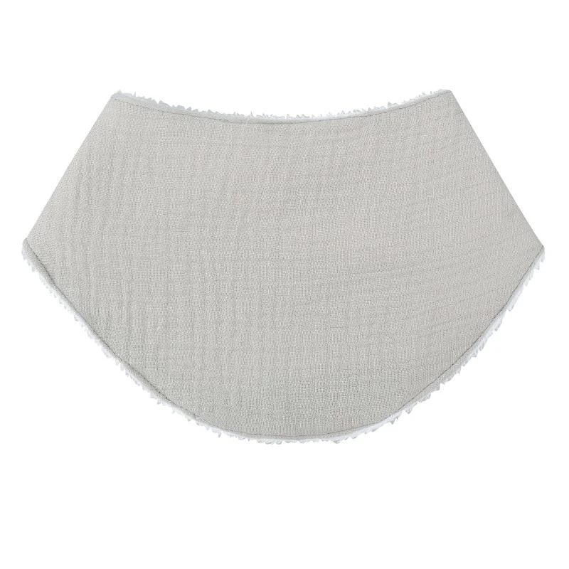 J15U تغذية الطفل سال لعابه المريله طوق الديكور منشفة لعاب الأطفال لينة القطن وشاح تجشؤ