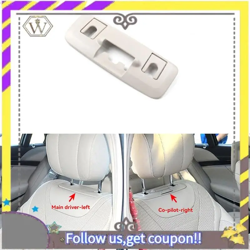 

L38A-Front Right Side Seat Backrest Trim Cover Seat Back Cover For Mercedes S-Class W222 S600 S550 14-2017 A2229101512