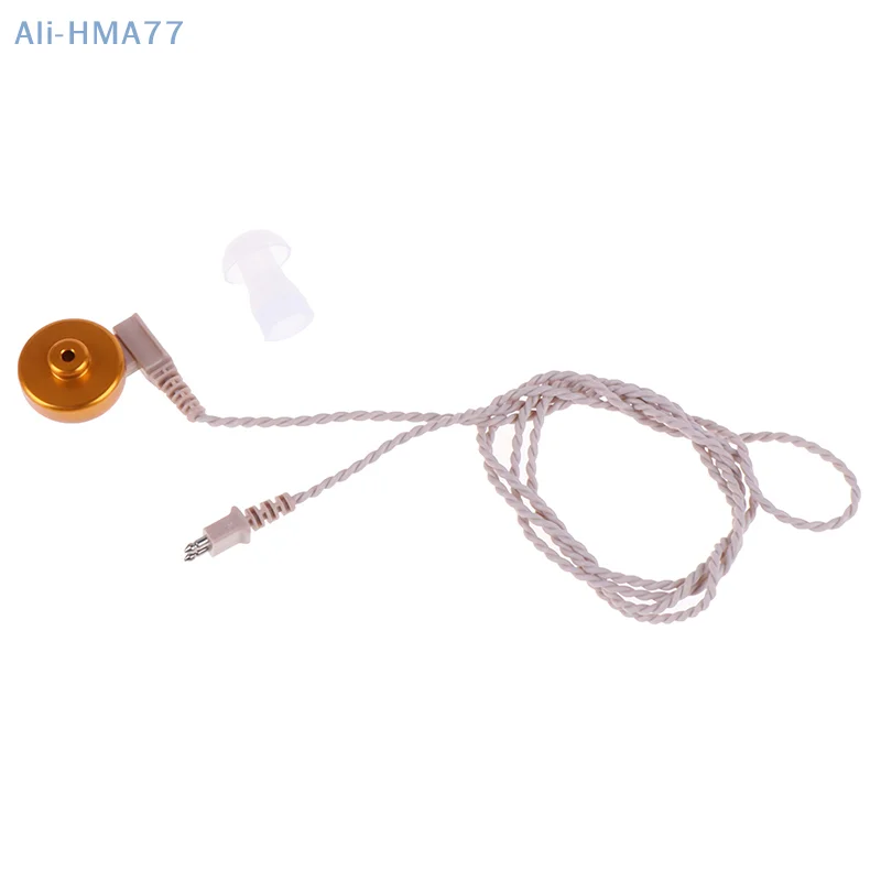 1x Hearing Aid Receiver 2 Pin Unilateral Cord Wire Speaker Deaf-aid Earphone Cable For BTE Cassette Audiphone Earplug Accessory