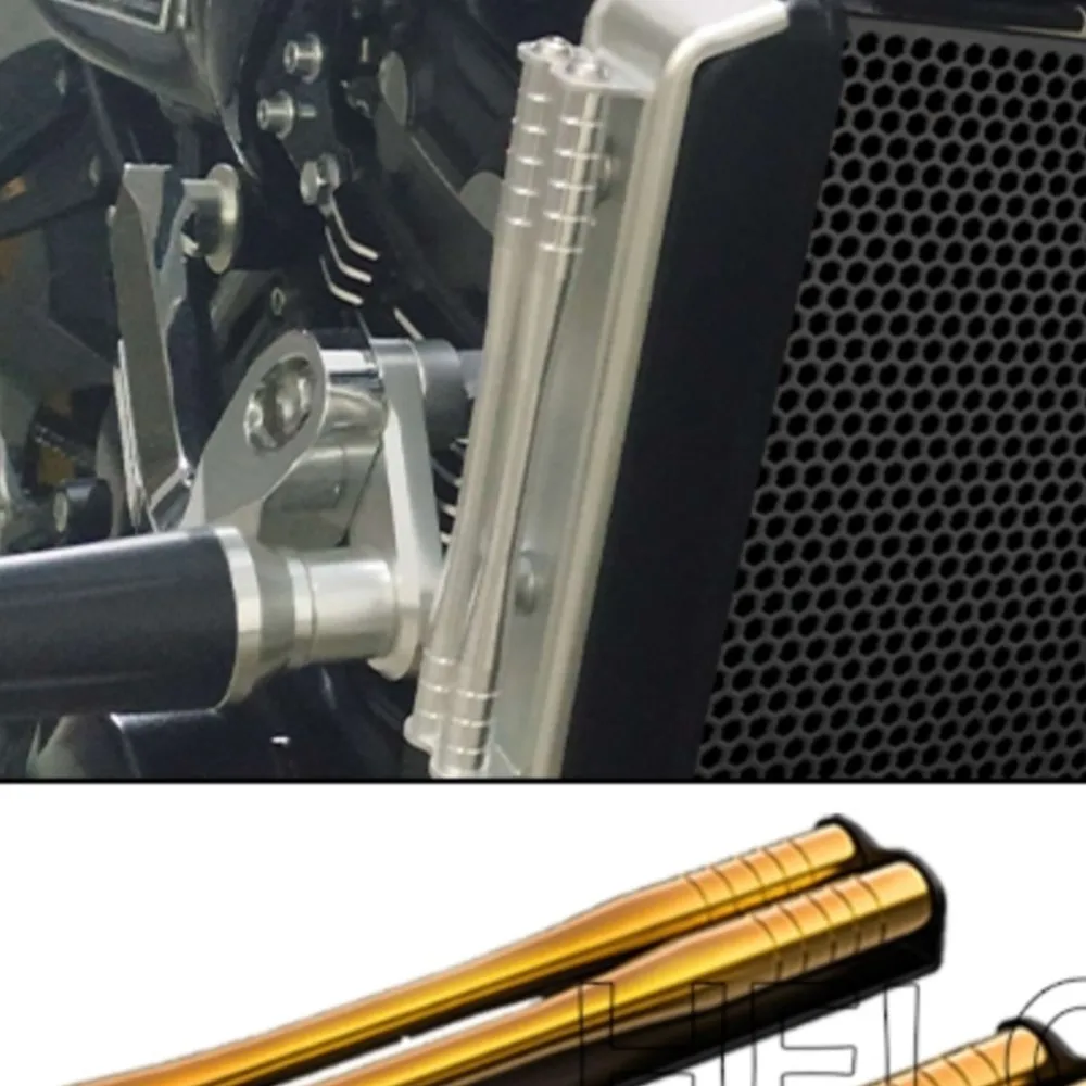 

HELONGSE Radiator Side Guard Protection Bar Trim Frame Protector For Kawasaki Z 900 RS / CAFE / SE 2018–2023 Z900RS SE 2019 2020