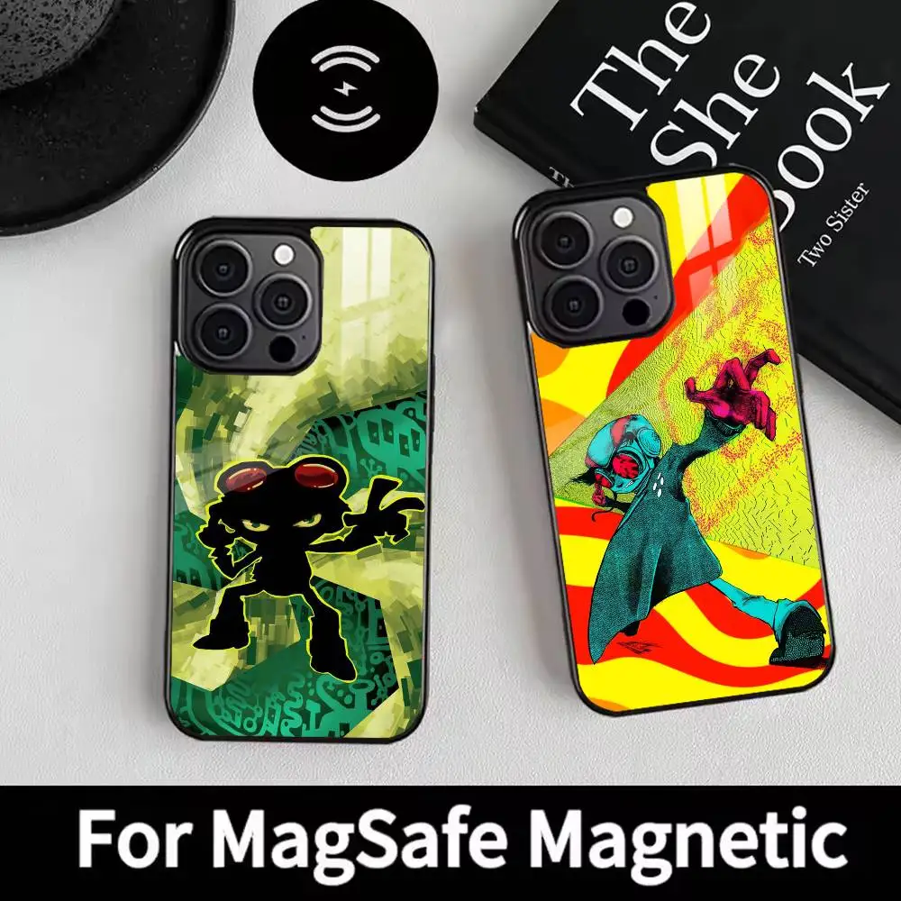 

Game P-Psychonauts Razputin Raz Phone Case For iPhone 17,16,15,14,13,12,Plus,Pro,Max for Magsafe Magnetic Wireless Charging