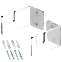 Knife Display Stand Acrylic Wand Display Wall Mount Transparent Lightsaber Holder Organize Miniature Knives For Home