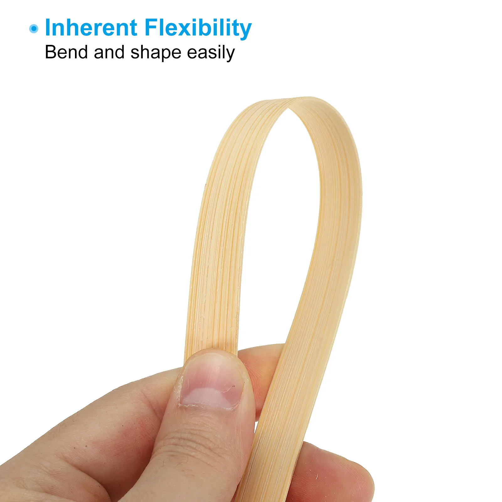 3/5/7 قطعة شرائط الخيزران للنسيج 7/16 "x 10 قدم رقيقة شقة الخوص الروطان قصب القصب لصنع سلة حزام Crafts بها بنفسك الحرف #3