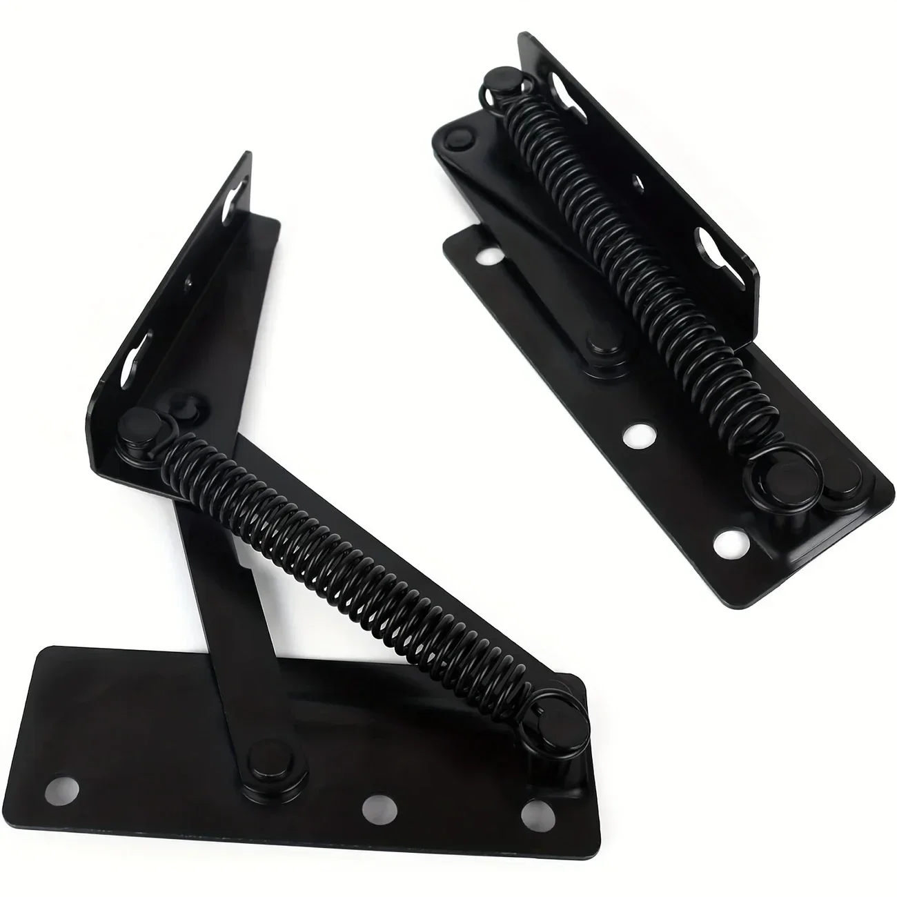 80 Degree Foldable Lifting Bracket with Spring Hinge cabinet hinge sofa connector free installation hinge storage box bracket