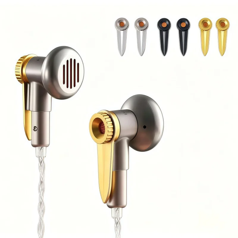 QIGOM Zhuxian S7000 15.4mm Dual Magnet Triple Chamber Flat Head Flagship Hifi Monitor Studio Audiophiles Musician Earphones