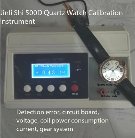 500/500C/500D Quartz Watch Tester - Electronic Movement Tester with Power Consumption & Current Detection