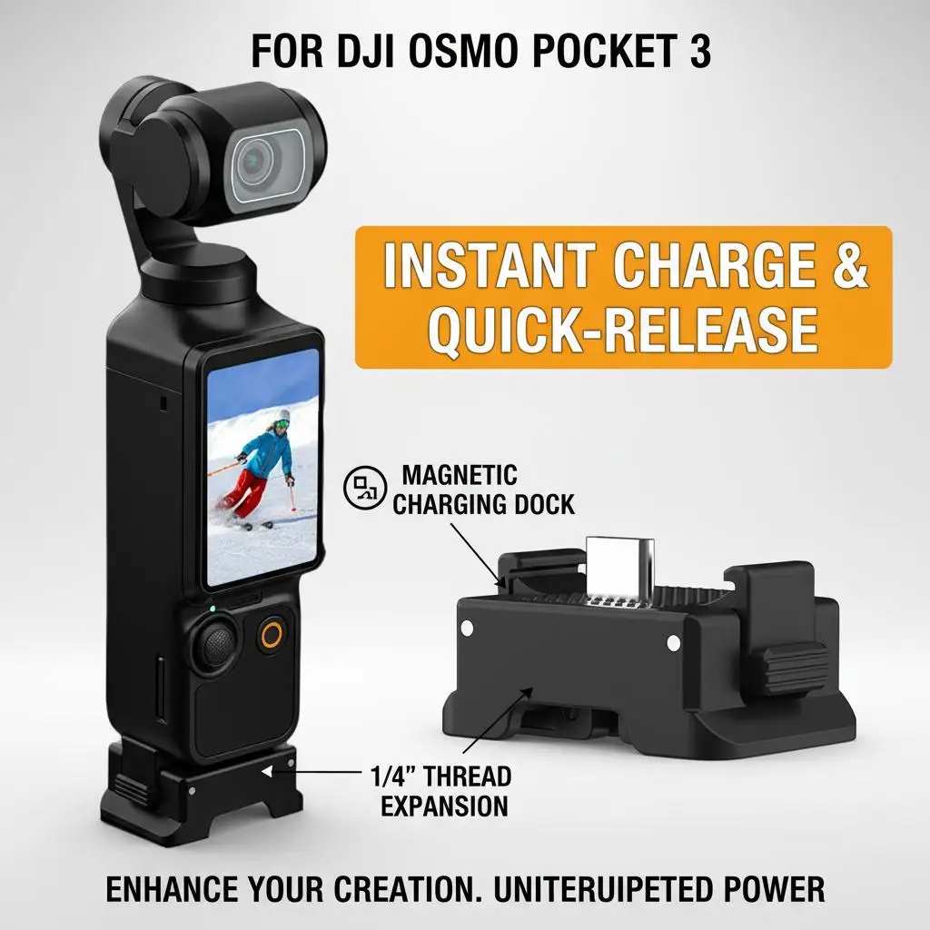 base-de-carregamento-magnetica-de-liberacao-rapida-para-dji-pocket-3-suporte-para-cameras-1-4-leve-e-resistente-a-arranhoes