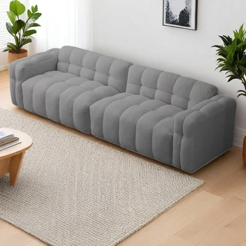 Plush Beige Living Room Sofas Cheap Designer Modern Luxury Living Room Sofas Lazy Minimalist Divano Da Soggiorno Furniture Home