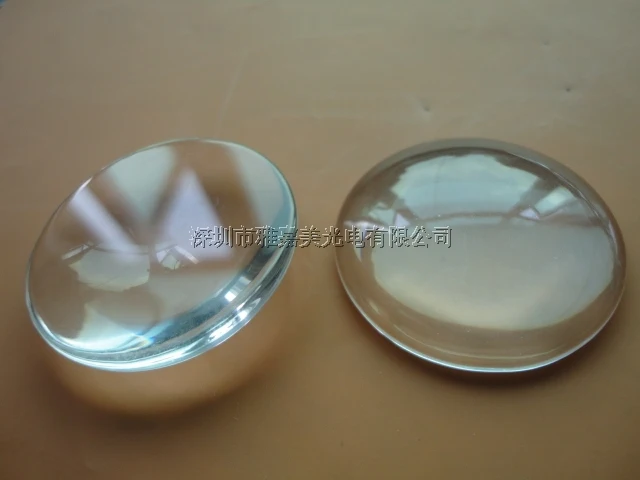 Glass lens Diameter 25MM 27MM 28MM 30MM 35MM 40MM Plano convex optical lens ,High temperature resistant LED lens