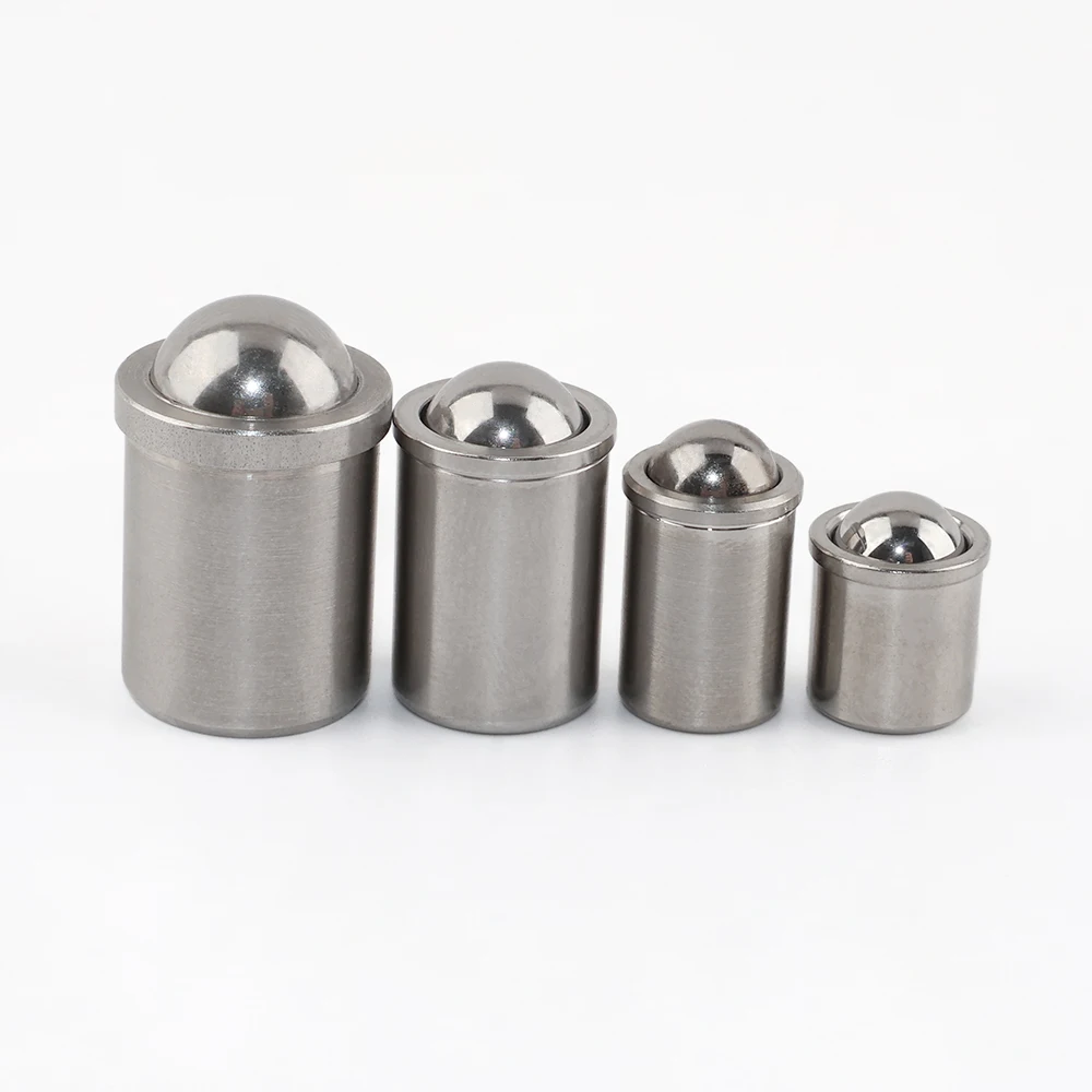 Full Stainless Steel VCN410-SS Smooth Body Ball Spring Plunger Locating Pin Dia 2/3/4/5/6/8/10/12mm