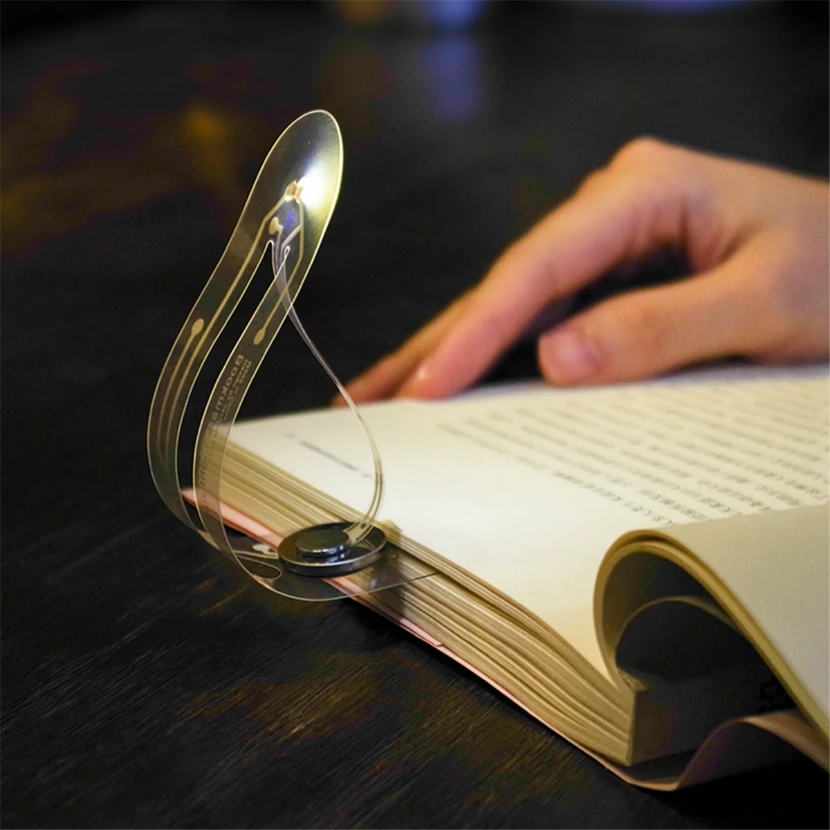 

Portable Mini LED Bookmark Light Night Light Dormitory Reading Light LED Eye Protection Light Student Book Clip Light