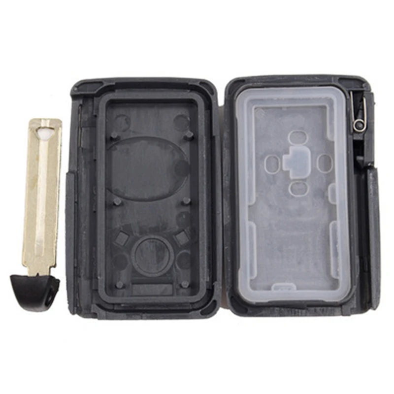 Caso Shell chave do carro remoto para Toyota Alphard, Vellfire, Smart Card, Fob, 4 Botão