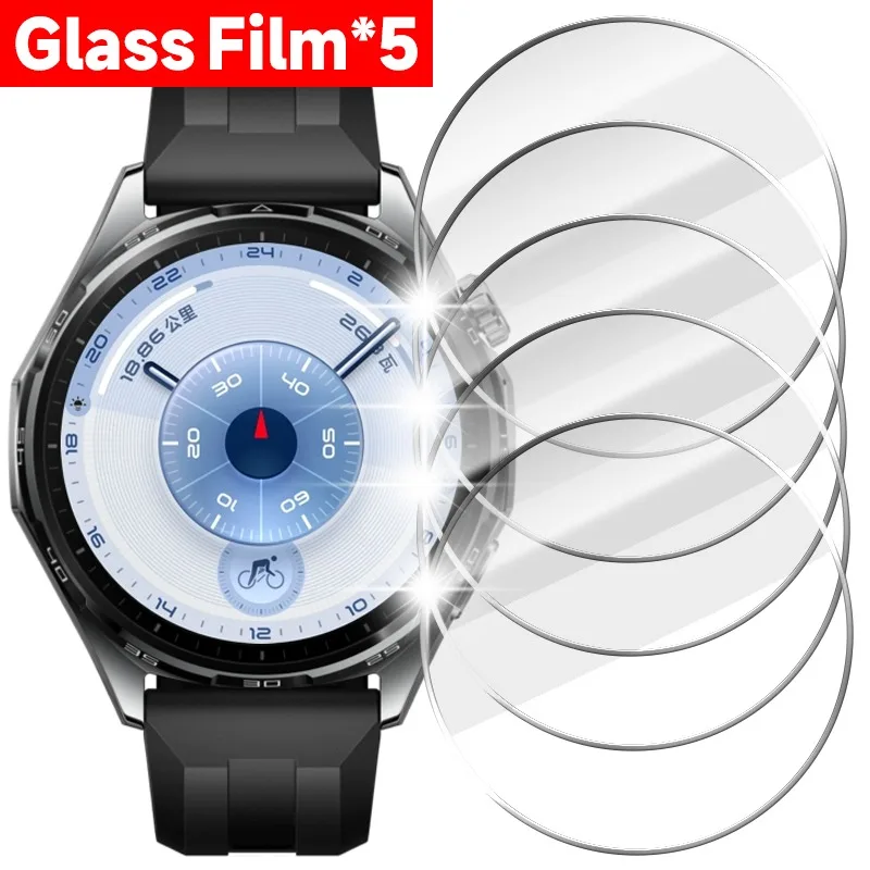 

5-1PCS Premium Tempered Glass for Huawei Watch GT 6 Pro 41mm 46mm Screen Protector for Huawei GT6 6pro Smartwatches Glass Film