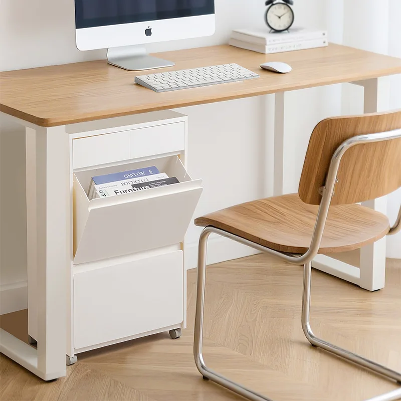 *Household Storage Cabinet with Drawers, Movable Clutter Organizer, Under-desk File Storage Cabinet for Office