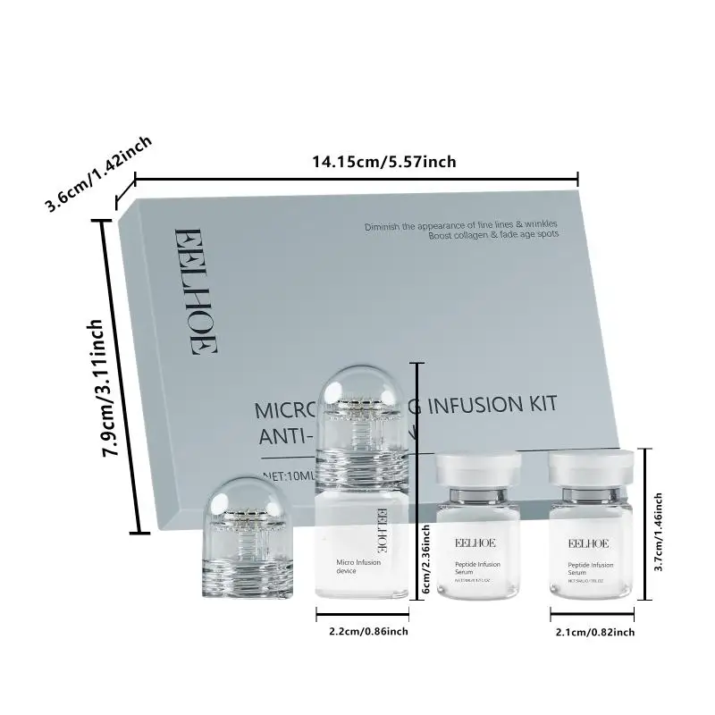 Hydrating Hyaluronic Acid Facial Roller Set For Sensitive Skin Deep Cleanser Nourishing At Home Skincare Routine