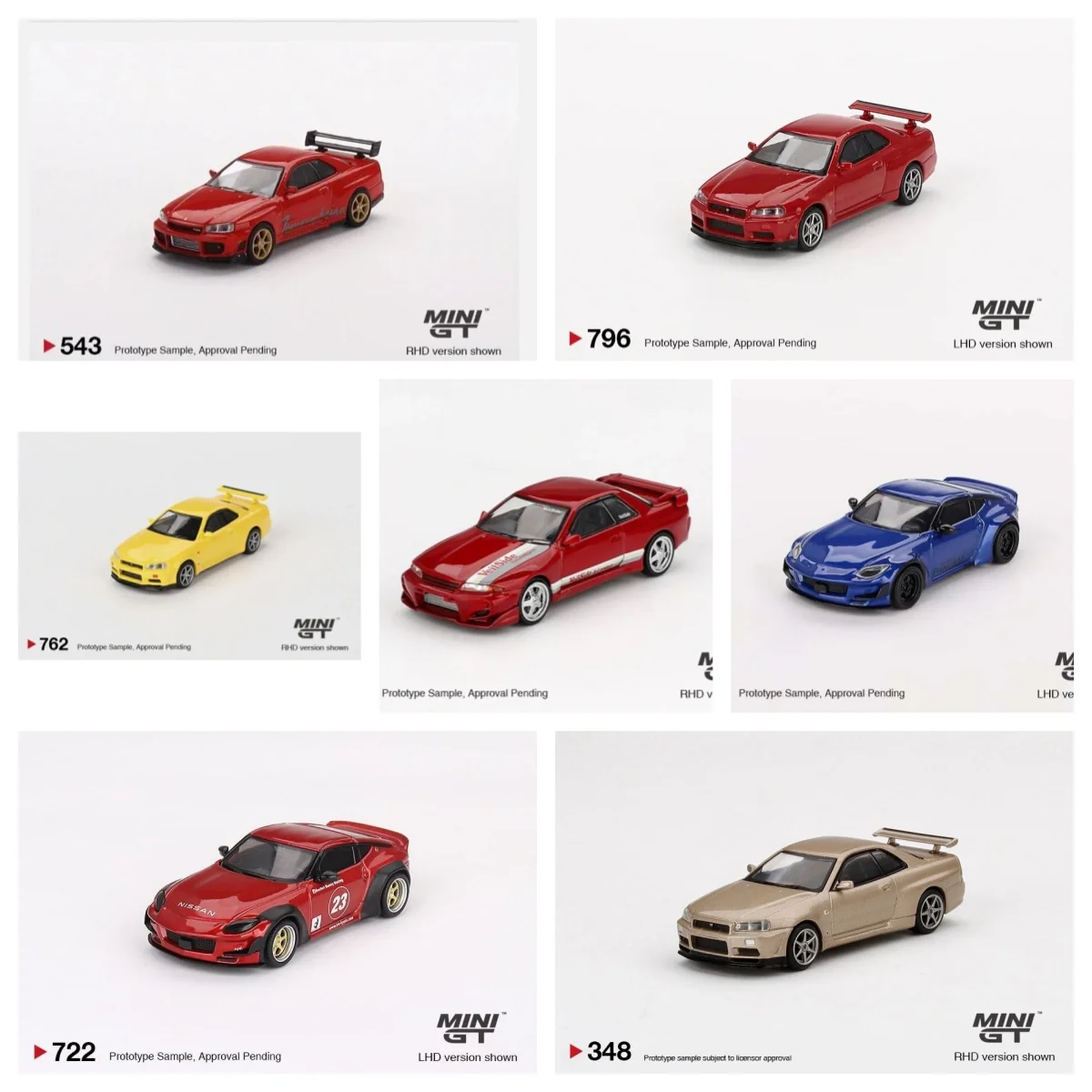 

| Minigt Skyline GT-R R34 V-Spec Z Pandem R32 VeilSide Combat C-I JDM Литая под давлением модель автомобиля Коллекция ограниченного выпуска игрушки для хобби