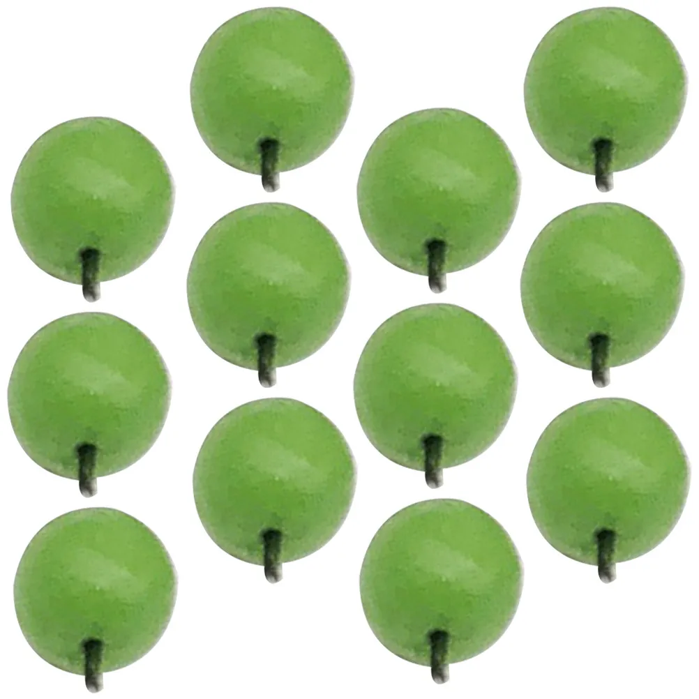 

20 шт. реалистичных миниатюрных зеленых яблок премиум-класса для декора мини-домиков, с тонкими реалистичными деталями, легкие и компактные, для кукольных домиков