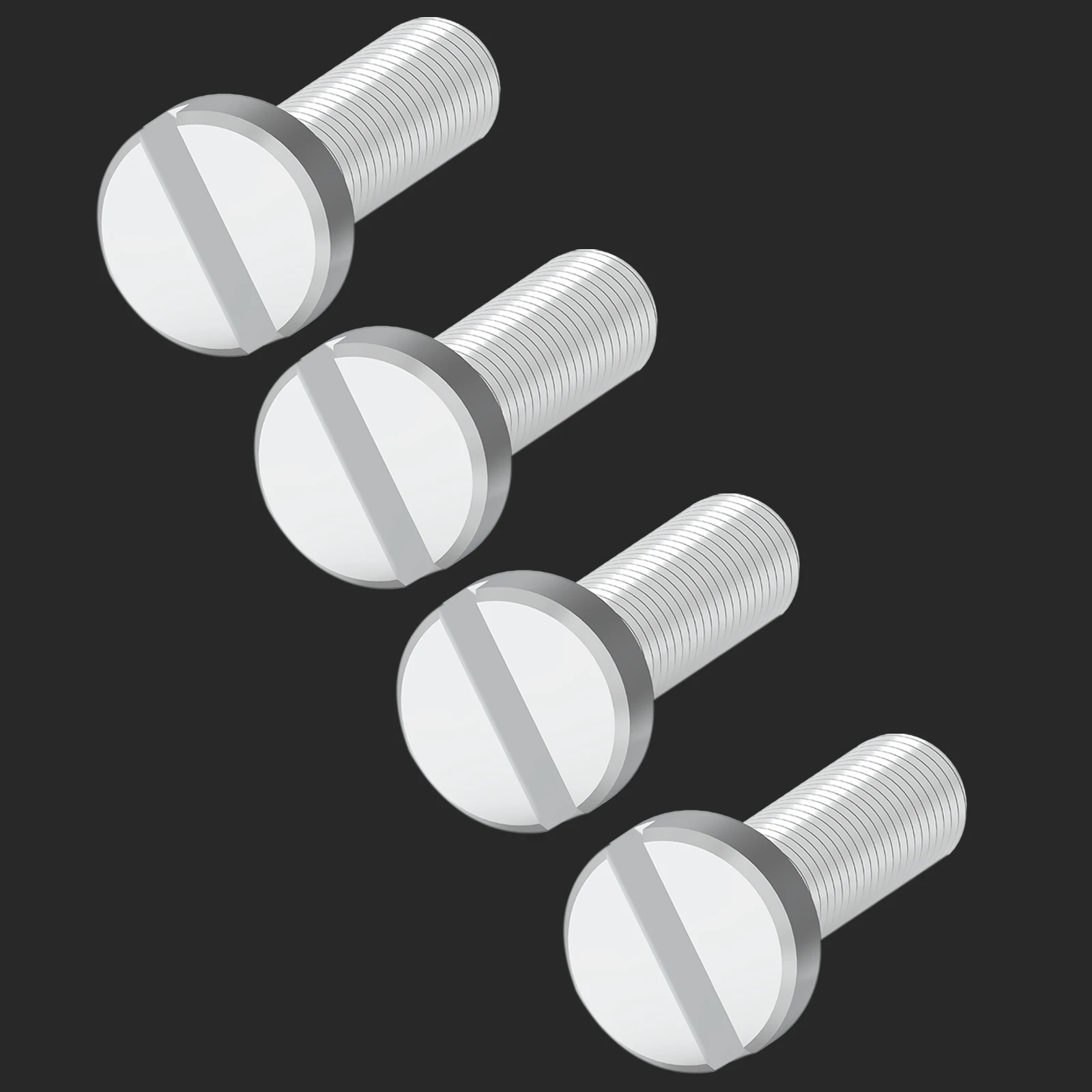 M2.5 Screws 2.95inch Bolt Nut  Washers Turntable Phonograph Screws Headshell Cartridge Stylus Mounting Vinyl LP Record Player