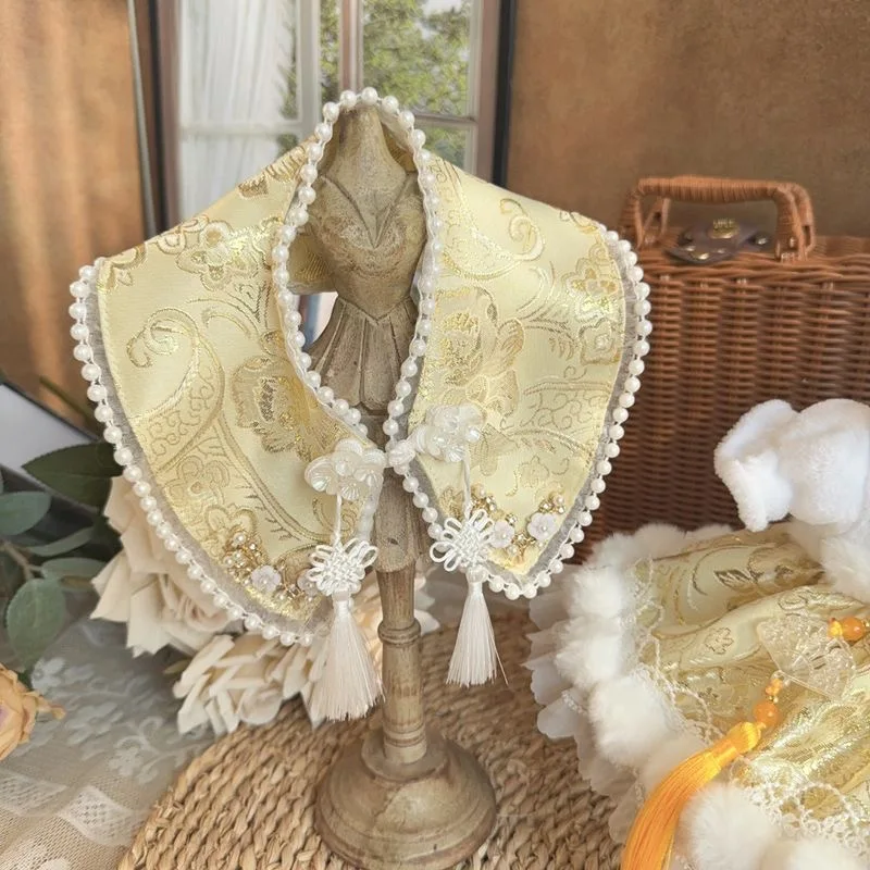 15 CM 20 CM 40 CM Baumwolle Puppe Kleidung Gold-Gelb Kleid 50-55 cm Reborn Puppe Kleidung kostenloser Versand