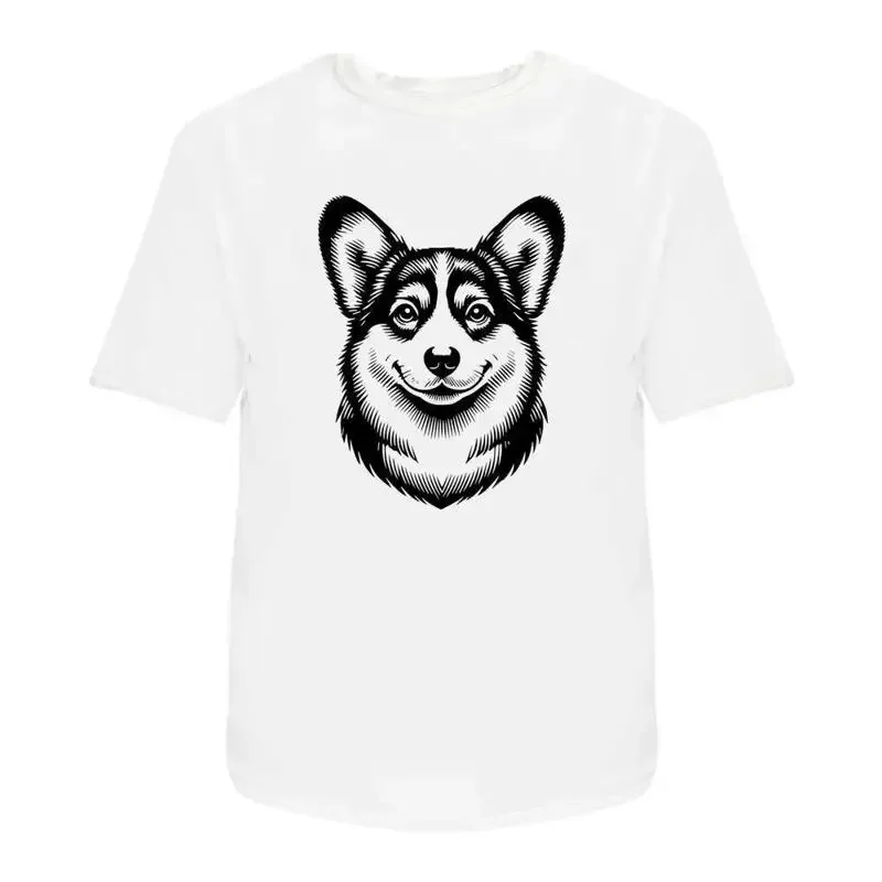 Pembroke Welsh Corgi' Cotton T Shirt Ta048705