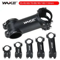 WAKE Bike Stem 31.8 35mm/45mm/60mm/70mm 7 Degree Short Mountain Bike Stem Handlebar Riser Extender for Road Bike,MTB,BMX,Cycling