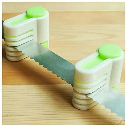 Plastic 2PCS Kitchen DIY Cake Bread Cutter Leveler Slicer Cutting Fixator Tool 5 Layers Tools Cake Decorating Toolskitchen tools