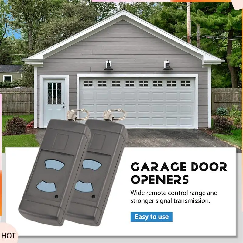 News 2 Pack Garage Door Remote Handheld Transmitter Replacement For HORMANN HSE2-868 HS4-868 HSM4-868 GARADOR Promatic Easy Inst