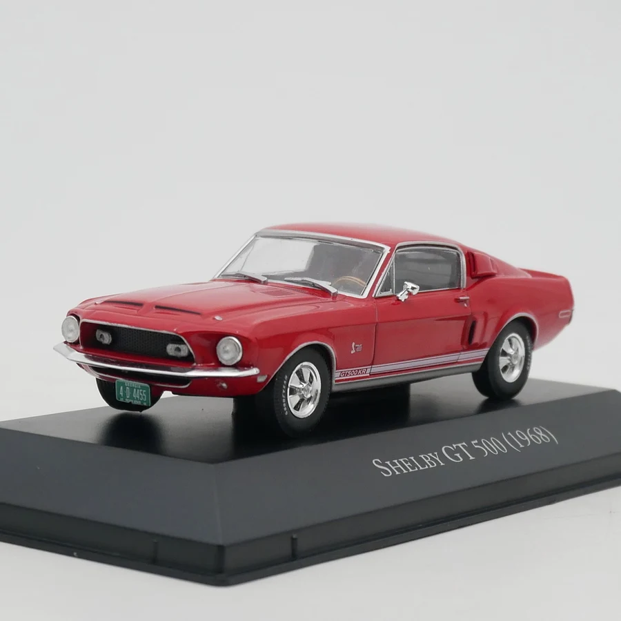 

Ixo 1:43 литой Сплав Mustang Shelby GT500 1968 игрушки модель автомобиля классика ностальгия подарки для взрослых сувенир статический дисплей