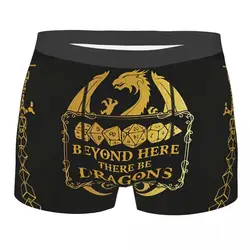 Beyond Here Boxer da uomo slip intimo DnD Game regali di compleanno di alta qualità altamente traspiranti