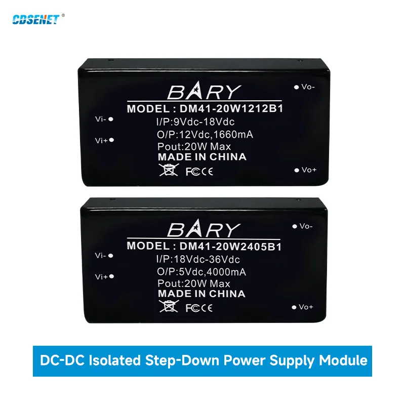 DC-DC Isolated Buck Power Supply Module Industrial Grade CDSENT10W 9~36VDC To DC12V 833mA CDSENET DM41-10W2412V