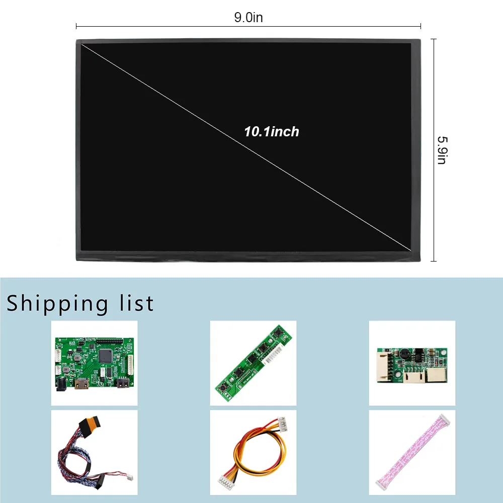 HDMI USB LCD Controller Board 10.1 inch VS101WUM-N20 1920X1200 IPS LCD Display