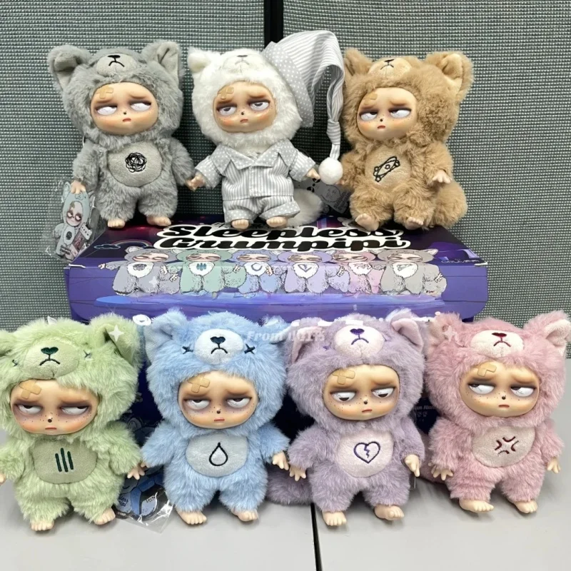 

New Genuine Kawaii Sleepless Grumpipi Series Blind Box Anime Figure Lovely Dolls Mystery Box Surprise Bag Pendant Decor Toy Gift