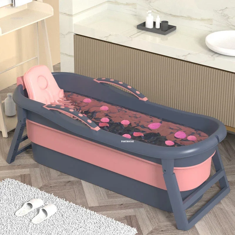 Simple Portable Bathtubs Home Adult Portable Folding Bathtub Full Body Thickened Large Bathtubs for the baby Children's Bidet