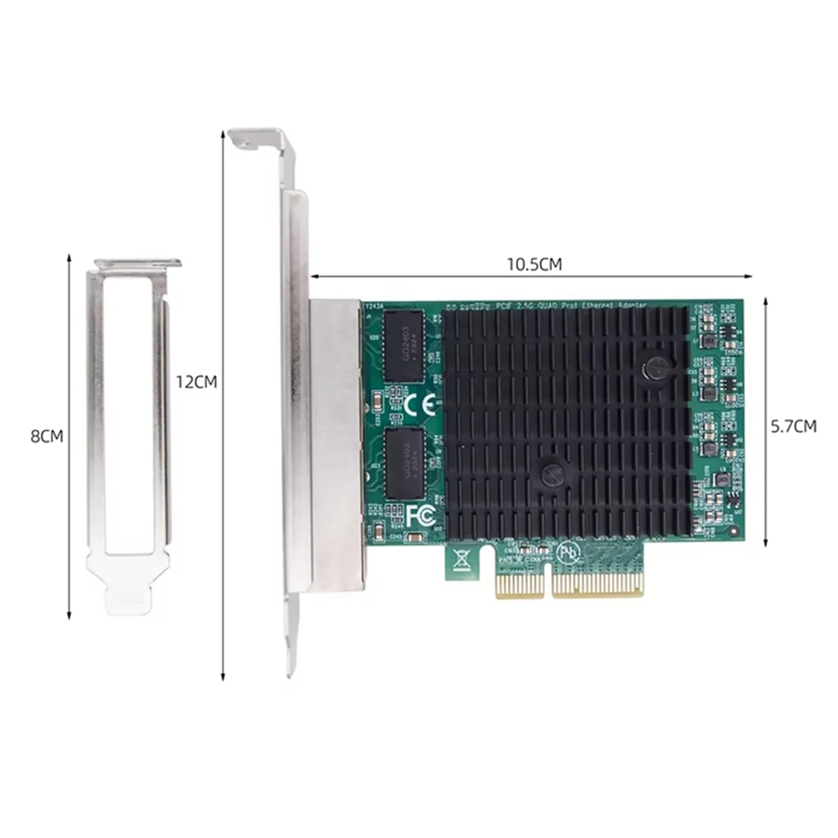 

X61A_Gigabit Ethernet Adapter 2.5G PCIE Network Card for Desktop PC