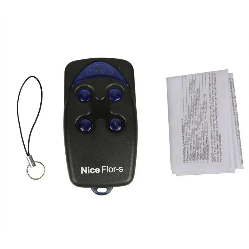 5 pcs Nice Remote Control Transmitter Apricancello Original Flor Flor-S Flo2R Inti 433.92Mhz Gate Remote Control