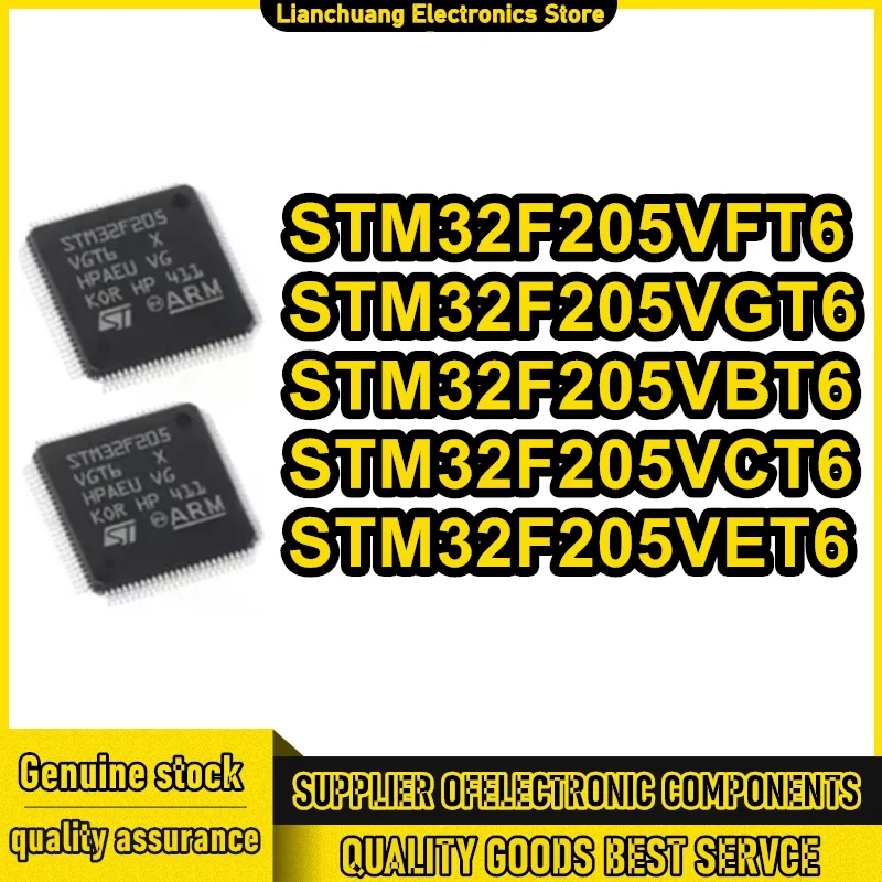 STM32F205VBT6 STM32F205VCT6 STM32F205VET6 STM32F205VFT6 STM32F205VGT6 STM32F205V STM32F205 STM32F STM32 STM IC MCU Chip LQFP