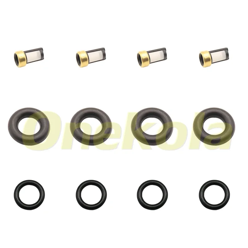 Fuel Injector Service Repair Kit Filters Orings Seals Grommets for 0280155995  00-05 VW Golf Beetle Jetta 2.0L  06A906031AC