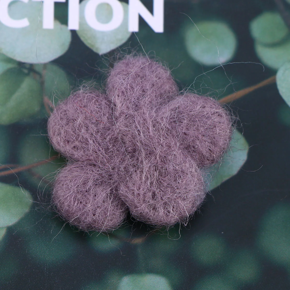 

Wool Felt Flower Material Balls Hand Made Hairpins Decoration Five-petal Crafts Accessory DIY Decorations