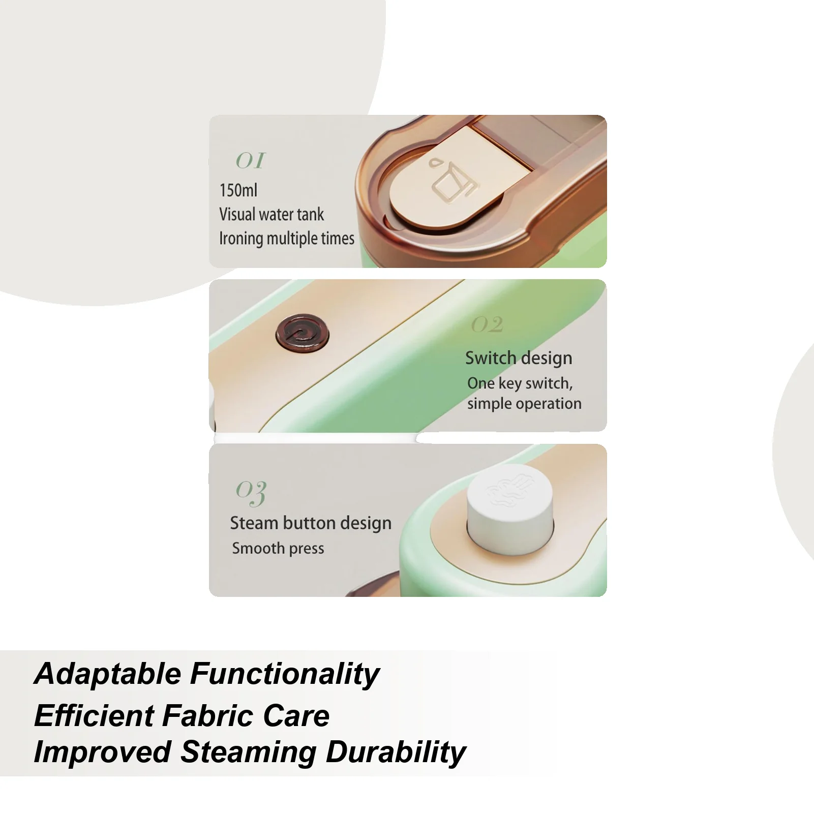 

Отпариватель для одежды, ручной отпариватель для путешествий, утюг для одежды, поворотная ручка на 180 градусов, классическая рубашка, одежда, паровой утюг для одежды