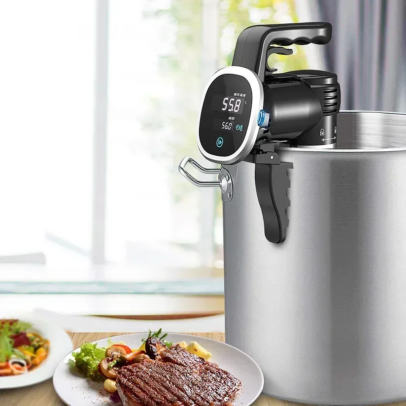 آلة طهي بطيئة درجة حرارة منخفضة Sous Vide لتجهيز الأغذية ، ستيك ستيك ستيك ، جزيئي ، منزلي ، تجاري