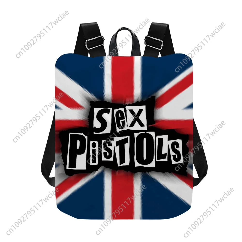 Sex Pistols Punk Rock Band Custom Backpack travel Anti Theft Backpack Nylon Waterproof Daypack Fashion College Gift Bookbag