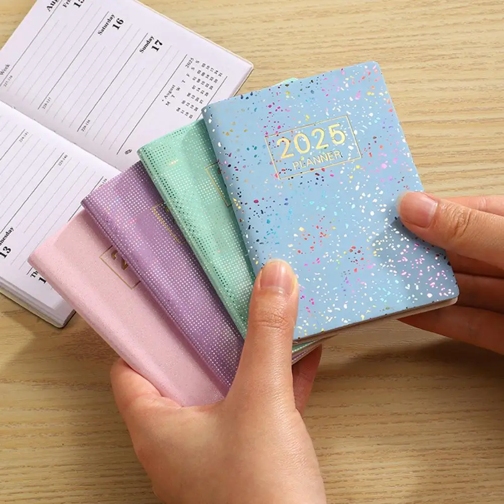 Компактный органайзер для атмосферы, блокнот из толстой бумаги 2025, карманный, Женский блокнот с чернильной бумагой для продавцов