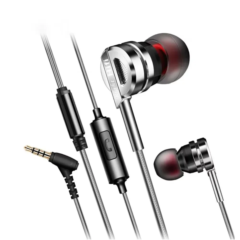 

QKZ DM9 Metal Music in Ear Wired Subwoofer Headphones with Microphone Pk QKZ DMD