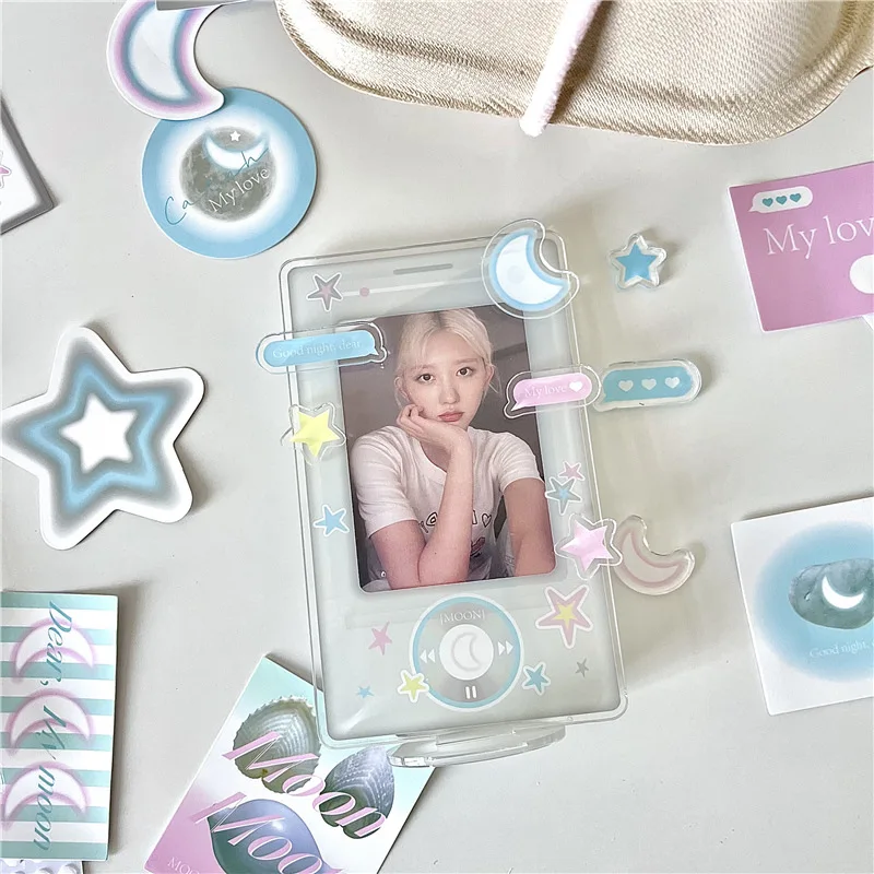 إطار صور أكريليك مقاس 3 بوصات للبطاقات القابلة للجمع، حامل بطاقة التداول Pop Star، إطار صورة مطبوع فوري #2