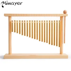 Miwayer 20-NOTE Chime Table Top Bar Chime Wind Chime 20 Bars Instrument Percussion With Mallet