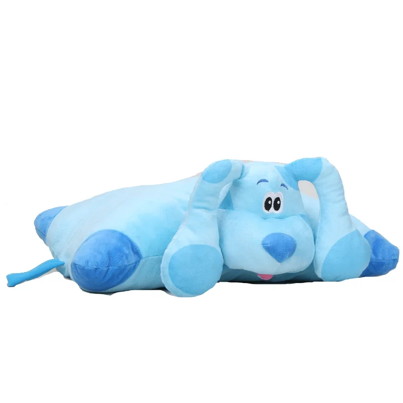 45Cm Blauwe Aanwijzingen En Jij! Zitzak Pluche Kussen Blauw Aanwijzingen Pluche Zachte Kawaii Anime Gevulde Pluche Kussen Poppen Kinderen Speelgoed